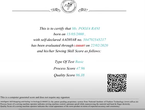 i-smart certificate